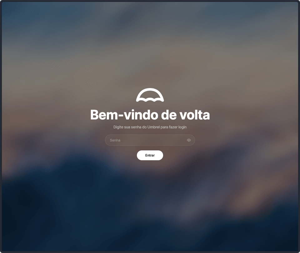 Access umbrelOS locally from the browser